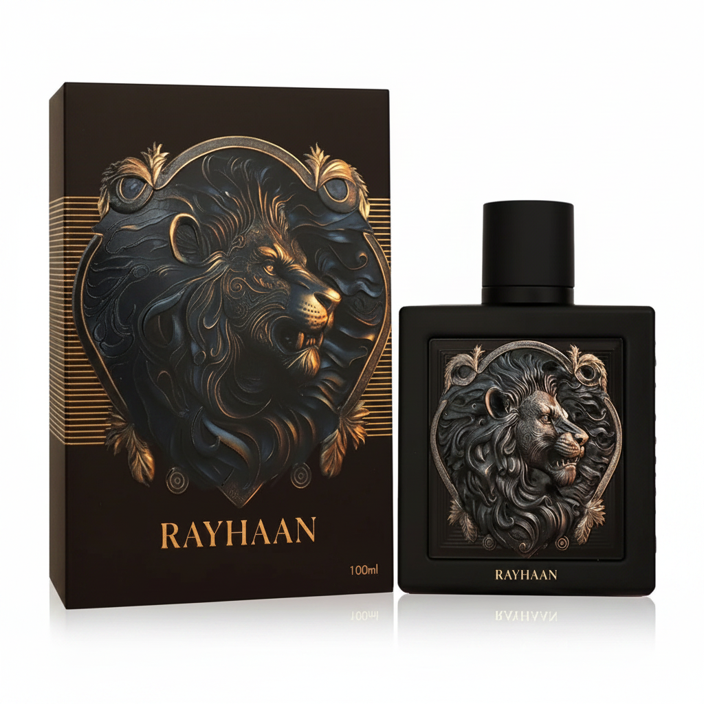 Lion with Box - Square